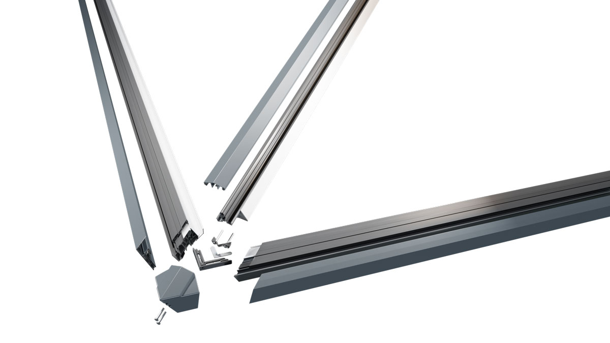 Sheerline roof lantern hip installation specification